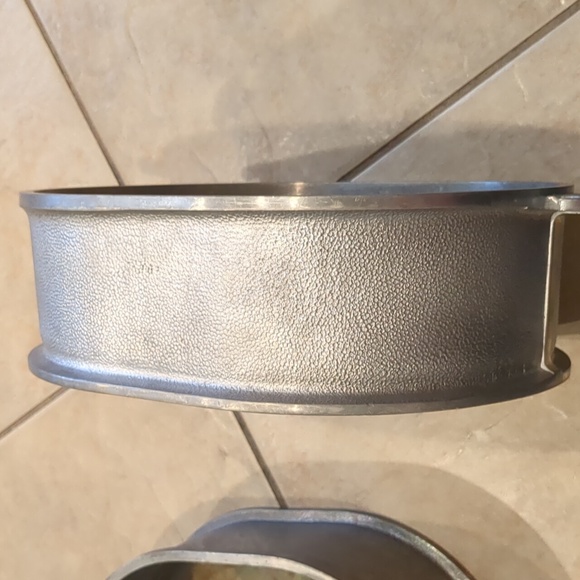 2 Vintage Guardian Service Hammered Aluminum Cookware 12" Oval Roaster - Picture 5 of 5